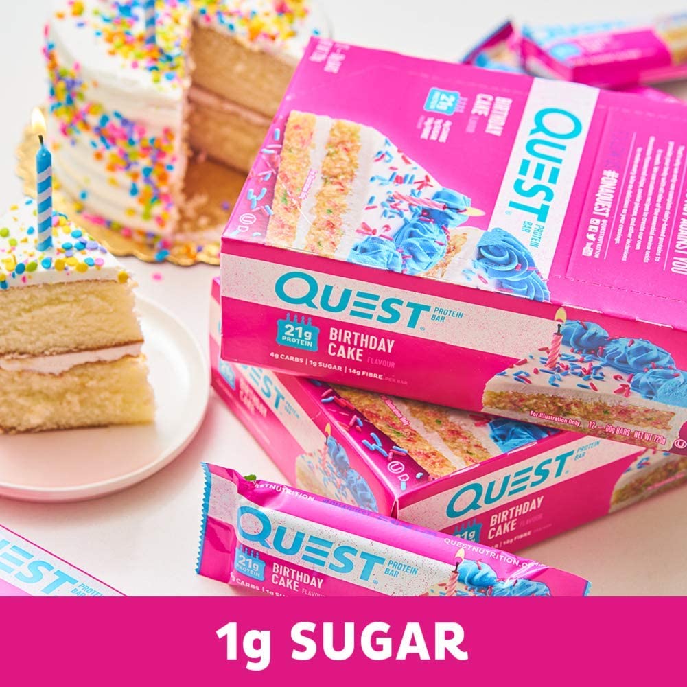 Celebrating Again With Another Birthday Cake Protein Bar | Birthday cake  protein bars, Protein bars, Pure protein bars