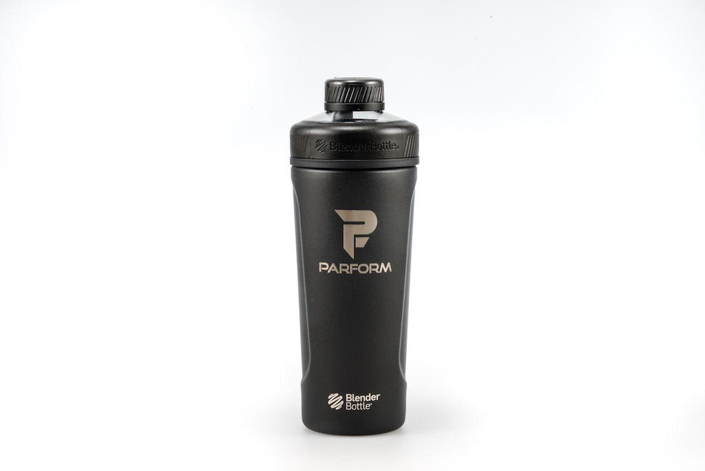 BlenderBottle Radian Insulated Stainless Steel Shaker Bottle Matte Black 26 oz