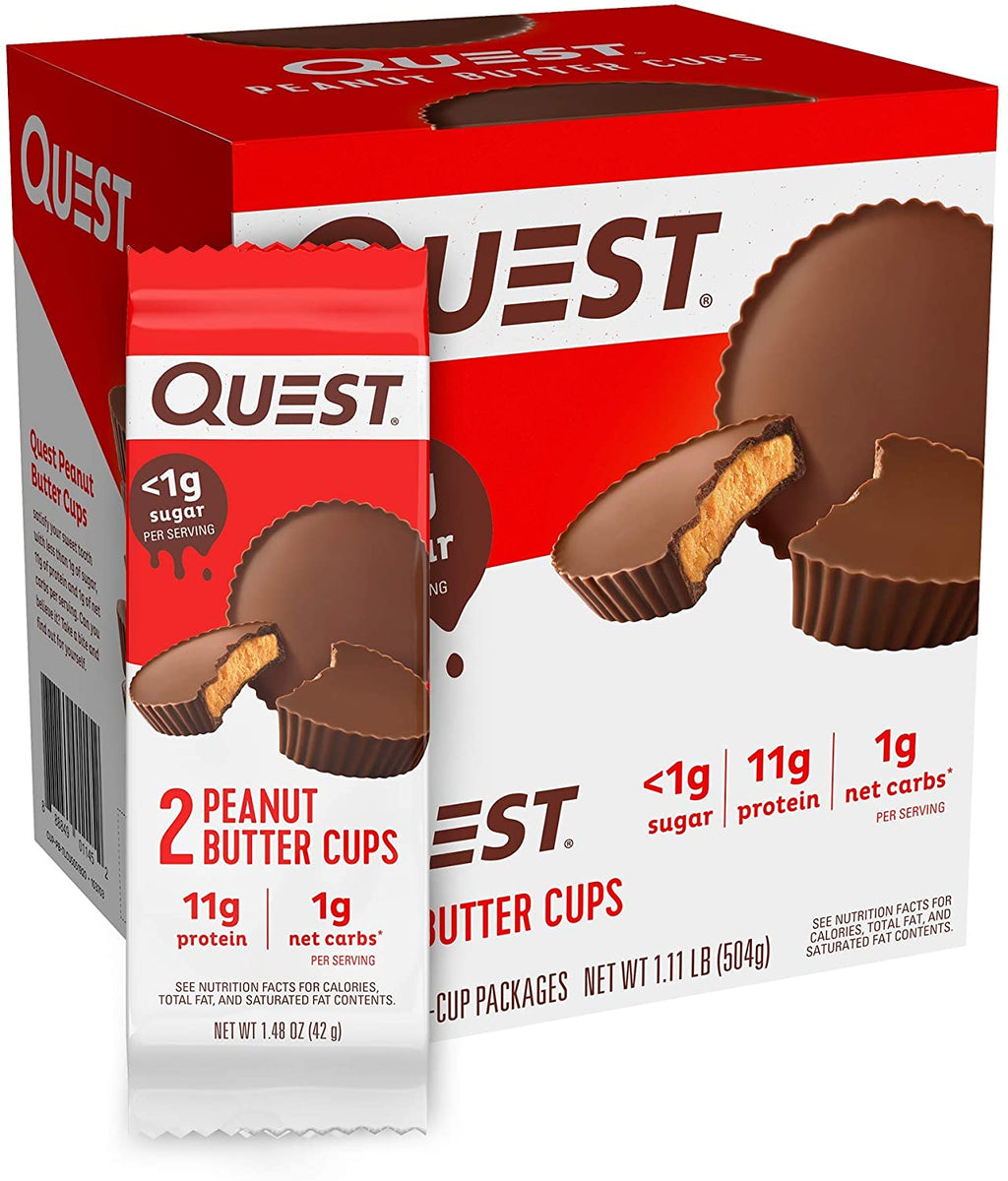 Quest Nutrition High Protein Peanut Butter Cups (12 - 2 Cup Packages)