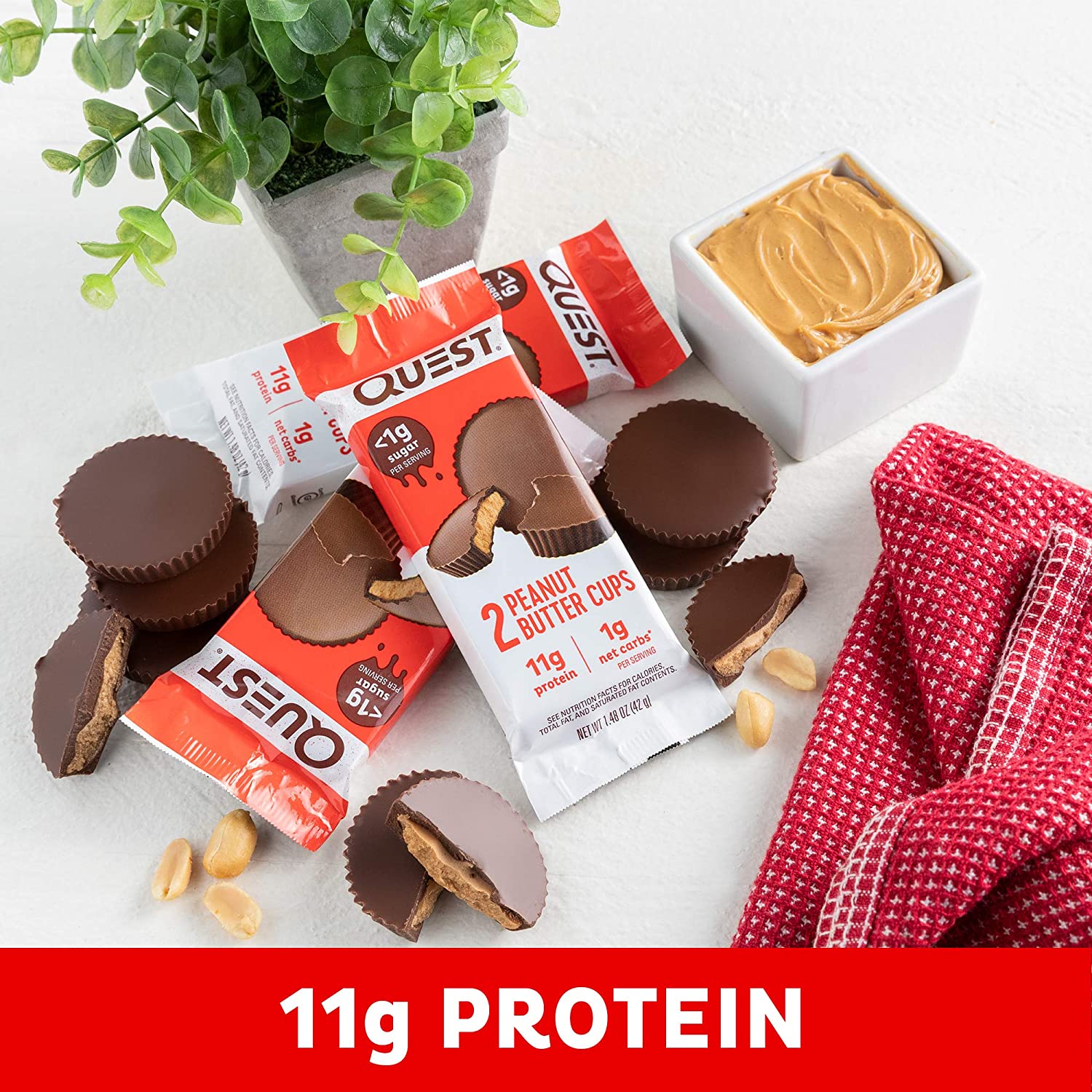 Quest Nutrition High Protein Peanut Butter Cups (12 2 Cup Packages